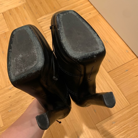 Bottega Veneta Black Oxford Lace Up Booties - 39 - Picture 8 of 8